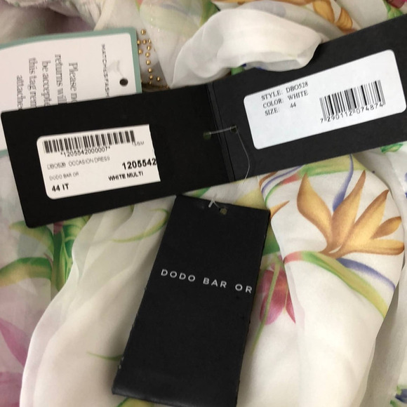 NWT Dodo Bar Or Vitti Floral Print Embellished Dress SZ 8 44 - Picture 10 of 12